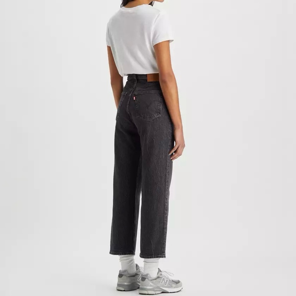 NWT Levi's® Premium Ribcage Straight Ankle Women’s Jeans Soda Spring Black - Picture 4 of 9